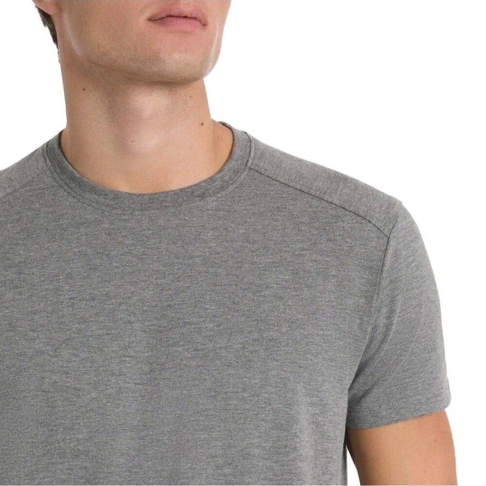 Kenneth Cole Organic Cotton Short Sleeve Tee Slim Fit Gray Men's Size XXL Tshirt
